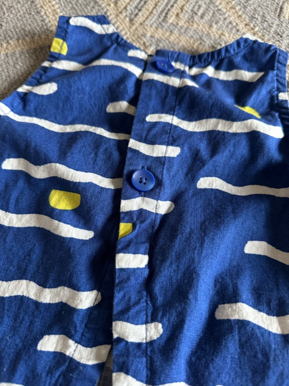 Hanna Andersson Tank and GAP Navy Polka Dot Dress, Girls bundle 6-7 - Picture 9 of 10